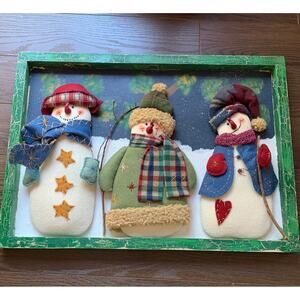 Vintage Handmade‎ Christmas picture frame